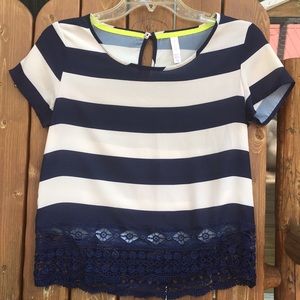 Xhilaration sheer crop top